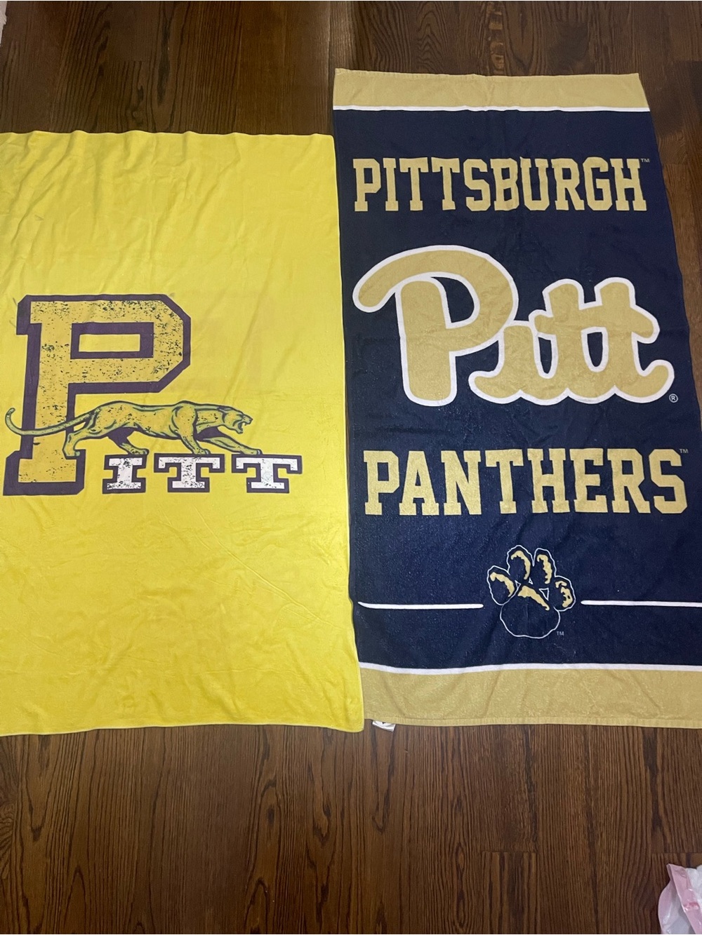 Pittsburgh Pitt Panthers Towels — Lot of 2